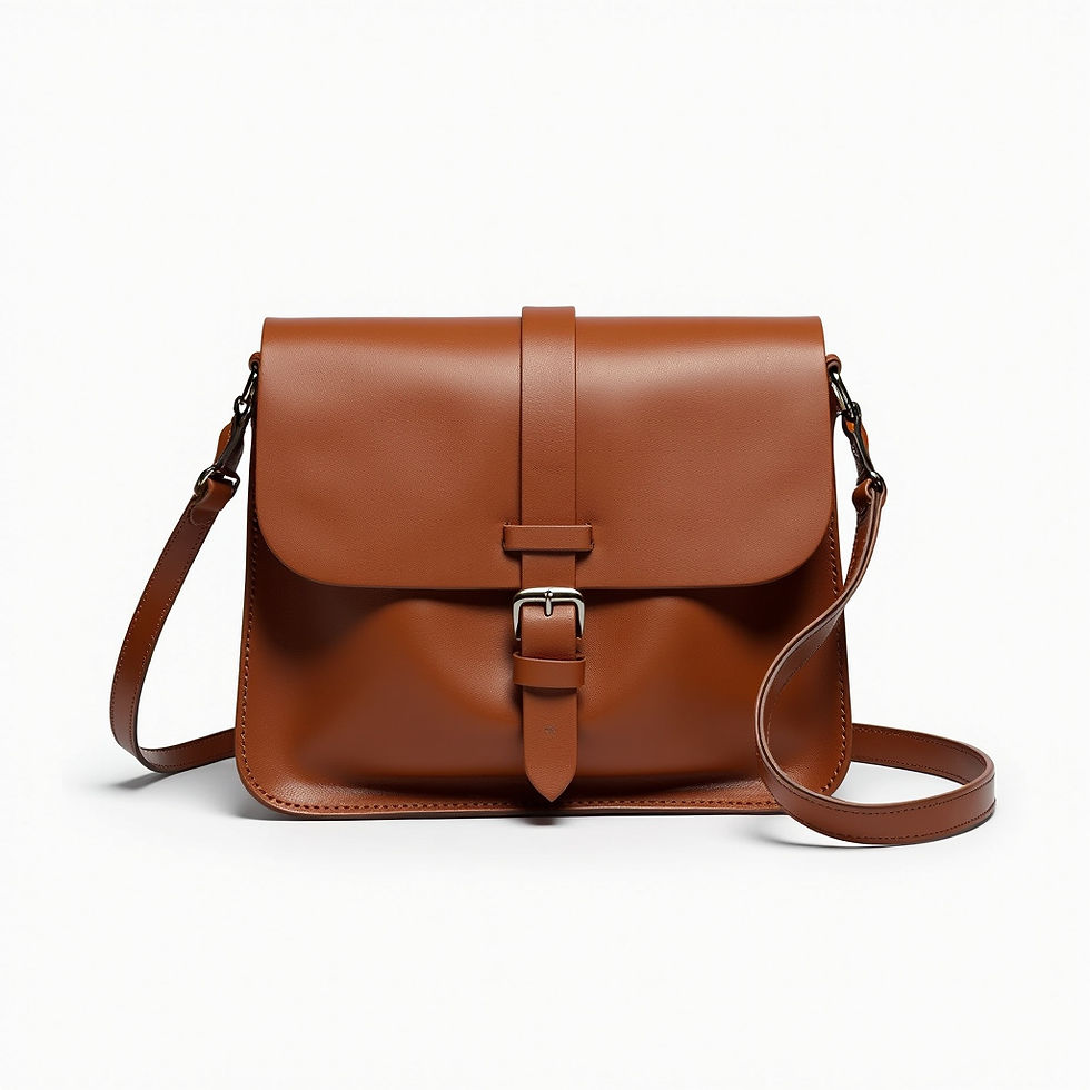Leather Crossbody Satchel