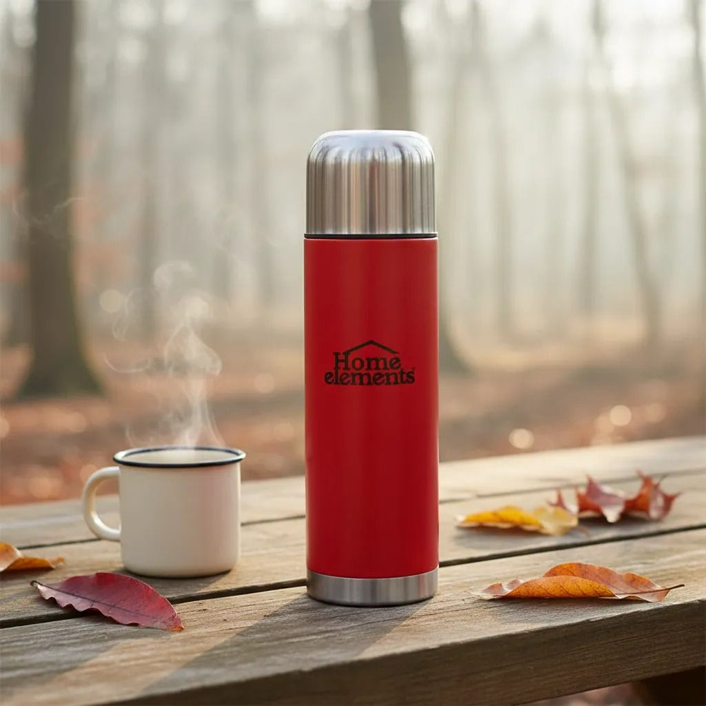 Termo 500 Ml Bebida Caliente O Fría Acero Inox Home Elements