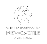 University of Newcastle Australia logo white.png