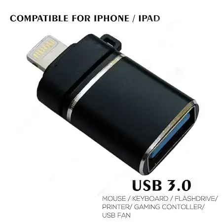 Thumbnail: Liverkart Lightning to USB OTG Camera Adapter