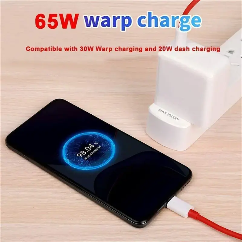Thumbnail: OnePlus 65W Warp Charge Power Adapter with Type C to C Cable