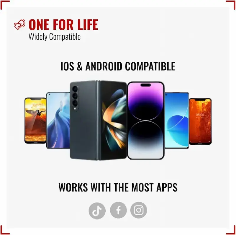 Thumbnail: Liverkart Bluetooth Camera Remote Shutter for iOS / Android devices