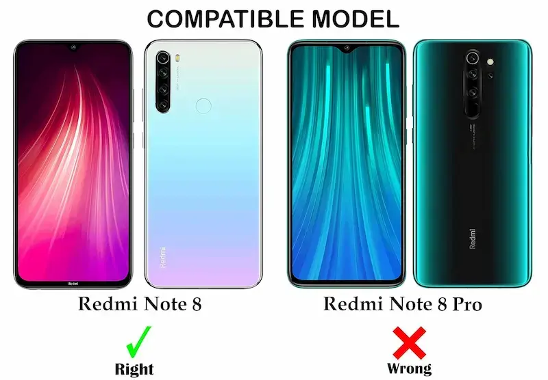 Thumbnail: Redmi Note 8 Leather Flip Case cover book pouch