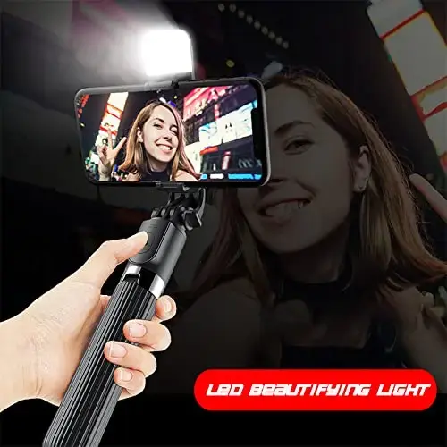 Thumbnail: Liverkart Q07 Bluetooth Integrated Selfie Stick (Best Quality)