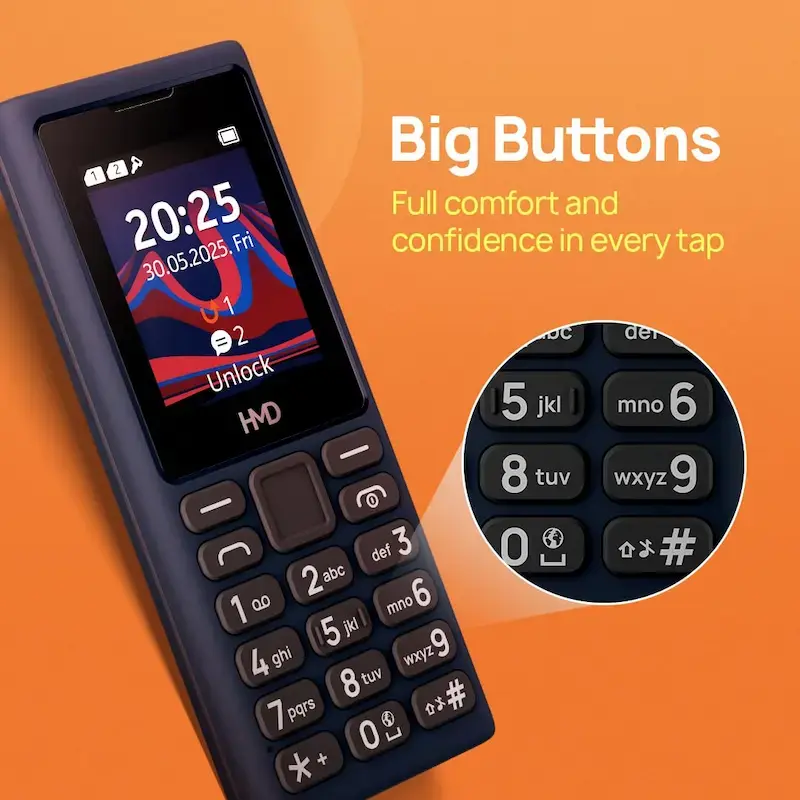 Thumbnail: HMD 101 | Dual Sim Keypad Mobile Phone