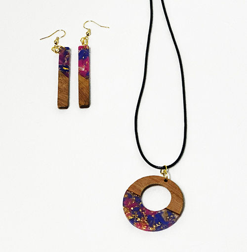 Thumbnail: Mosaic Pendant Necklaces