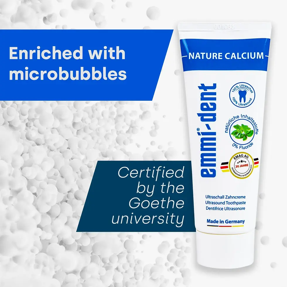 Miniatura: emmi®-dent PRO Ultrasonic Toothpaste "Nature Calcium" - For Humans & Pets