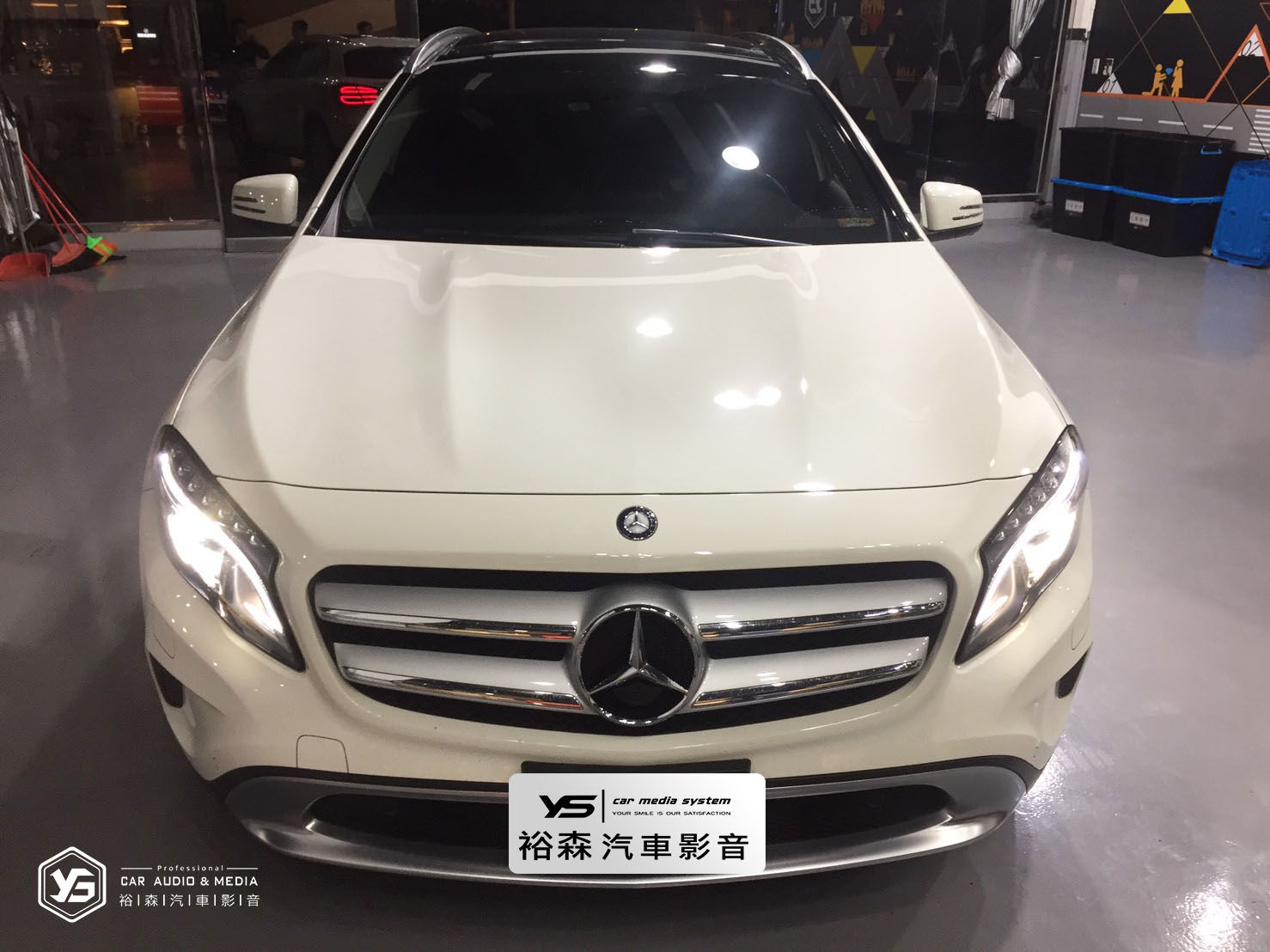 Benz GLA | 盲點偵測 | 裕森汽車影音