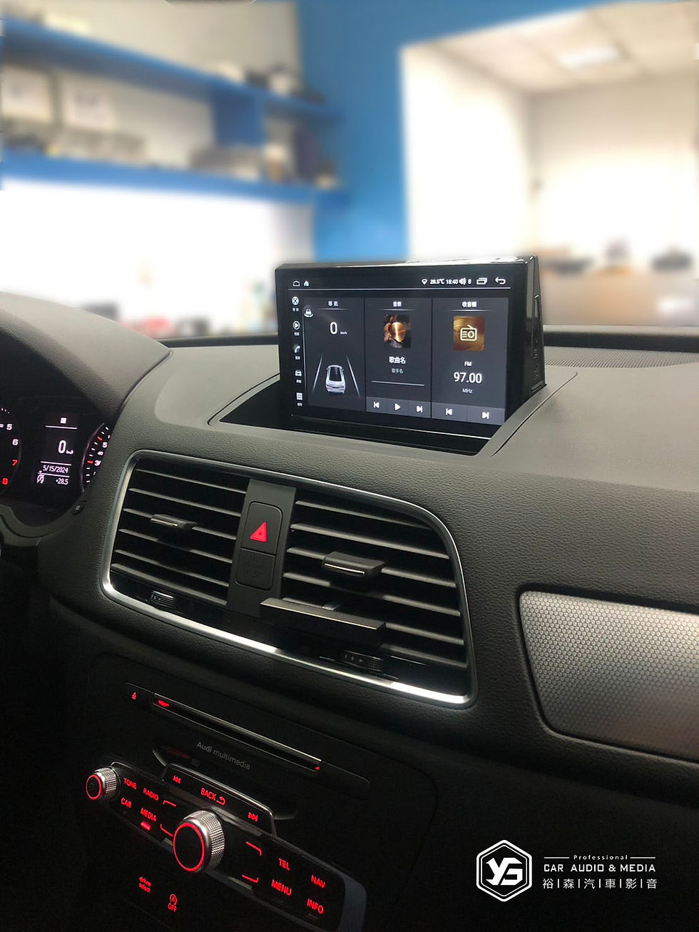 縮圖：AUDI Q3 | 8吋安卓機 | 裕森汽車影音