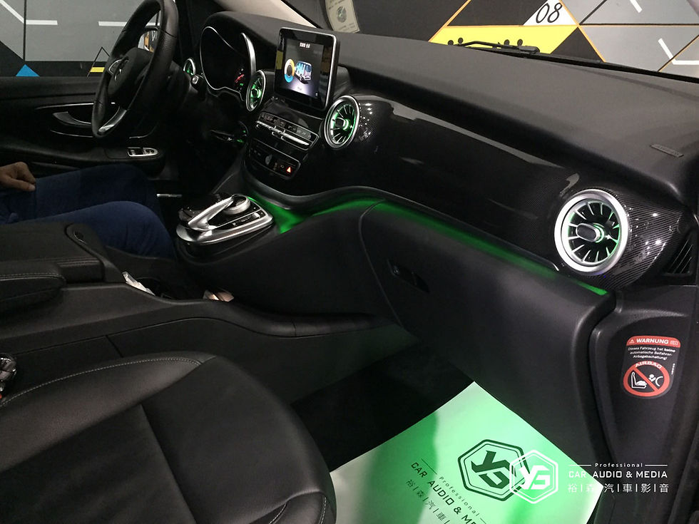 縮圖：Benz V-Class | 氣氛燈 | 裕森汽車影音