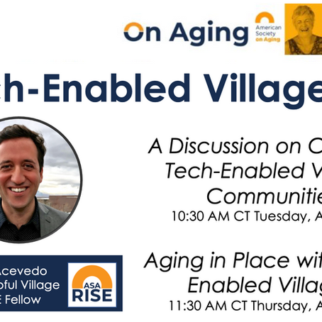 Helpful Village Presentations at the American Society on Aging Conference