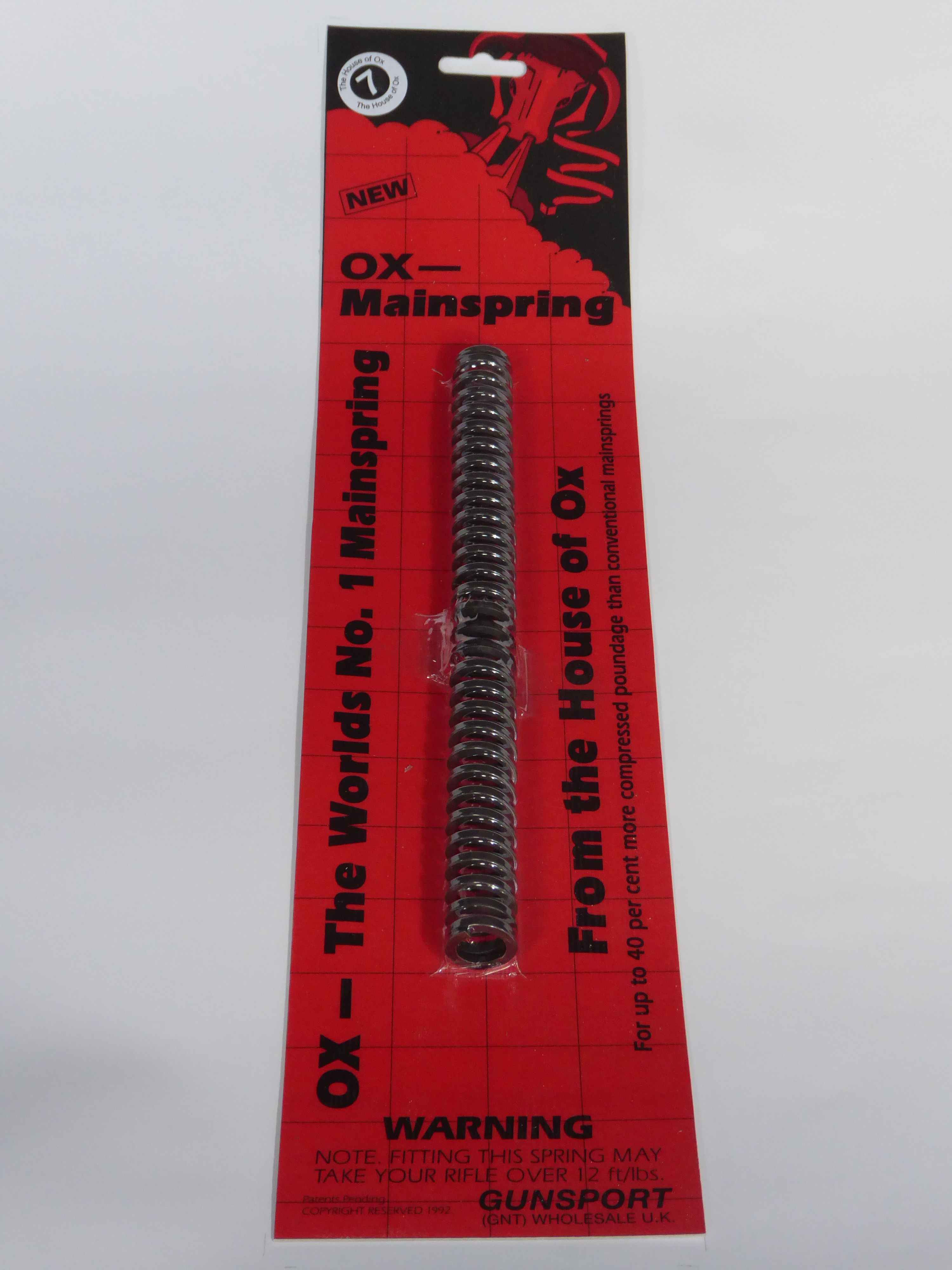 OX on a card, as seen in your local gun shop