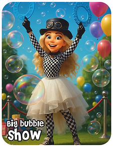 шоу с големи сапунени балони