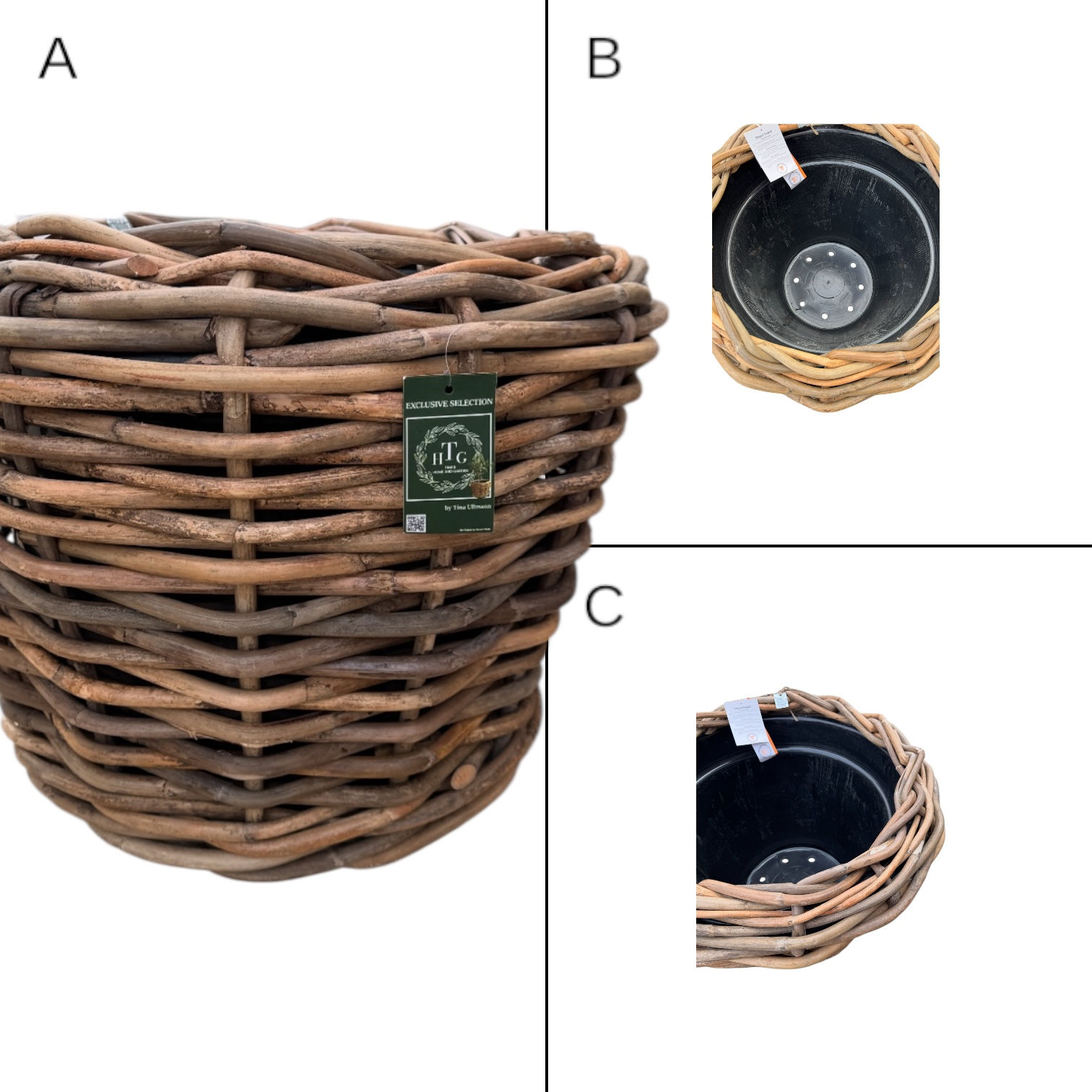 Drypot dickes Geflecht L braun