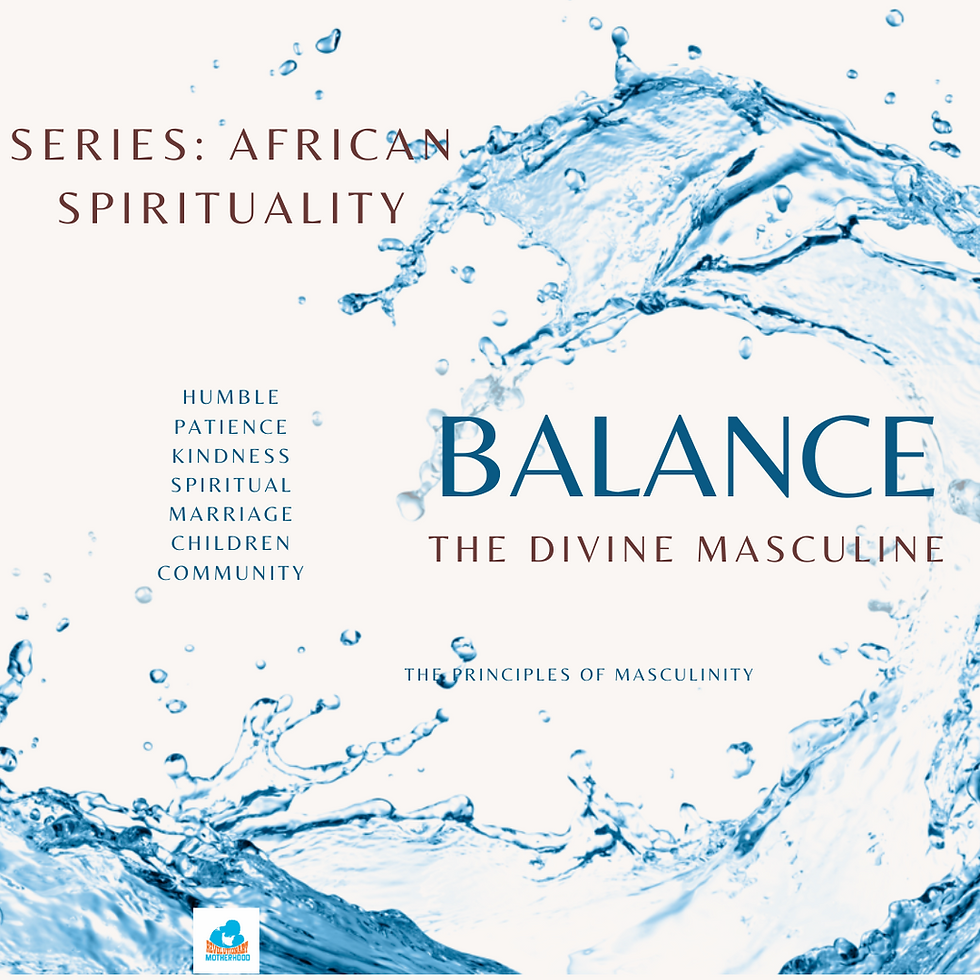 A conversation: African Spirituality and Masculinity.