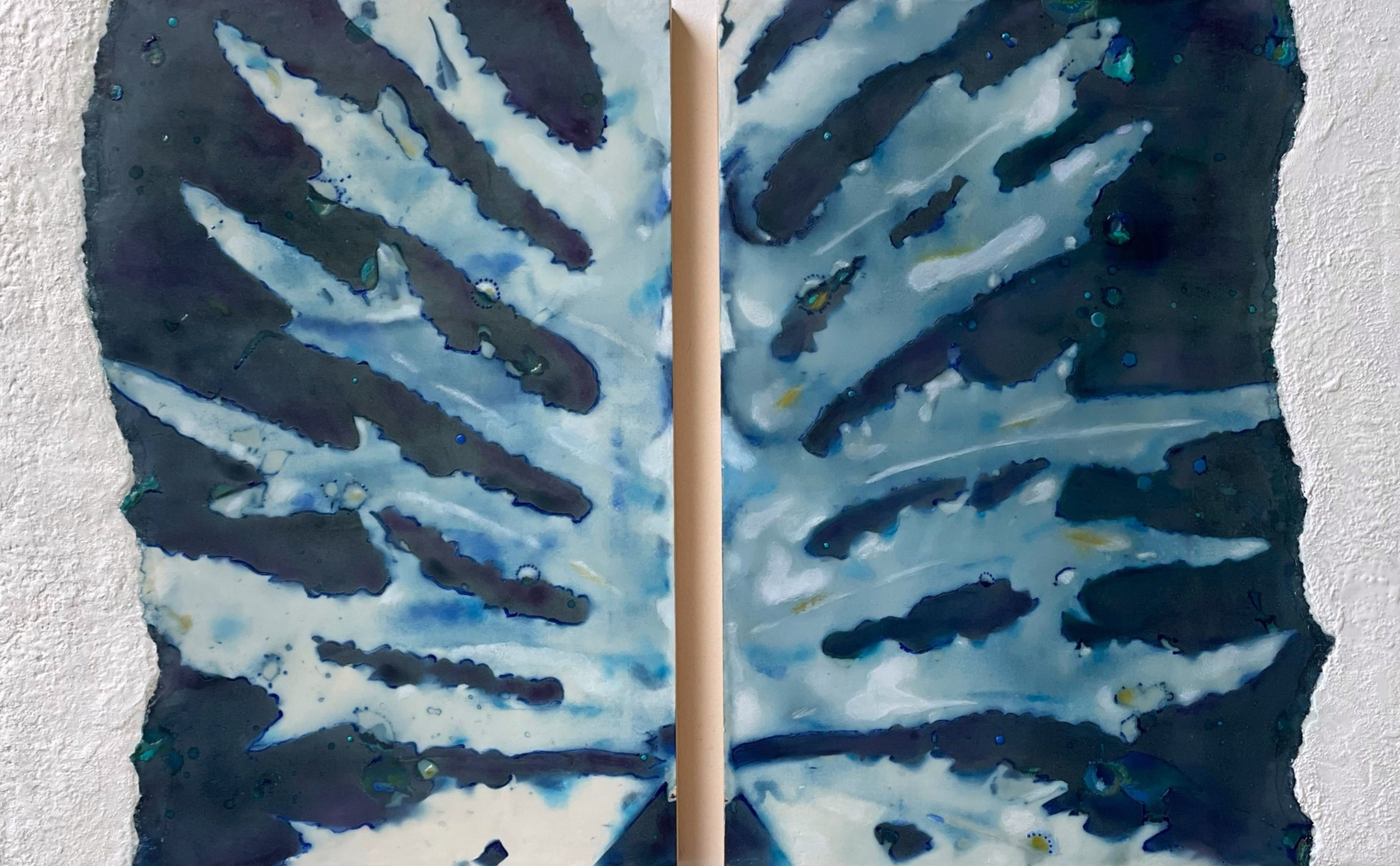 Just Breathe diptych