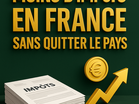 💸 Comment payer moins d’impôts en France sans quitter le pays