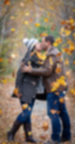 family photo in the fall
