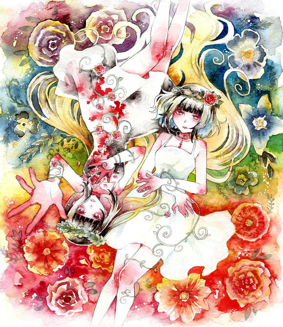少女のイラスト