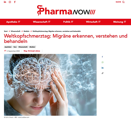 PharmaNow Weltkopfschmerztag Artikel