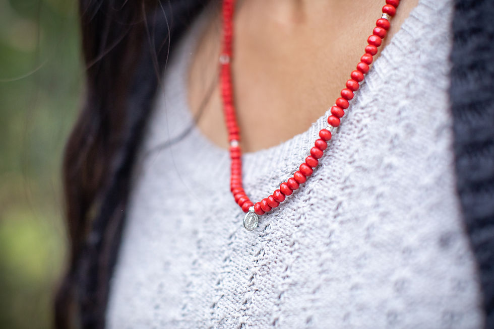Thumbnail: Wooden Bead Necklace