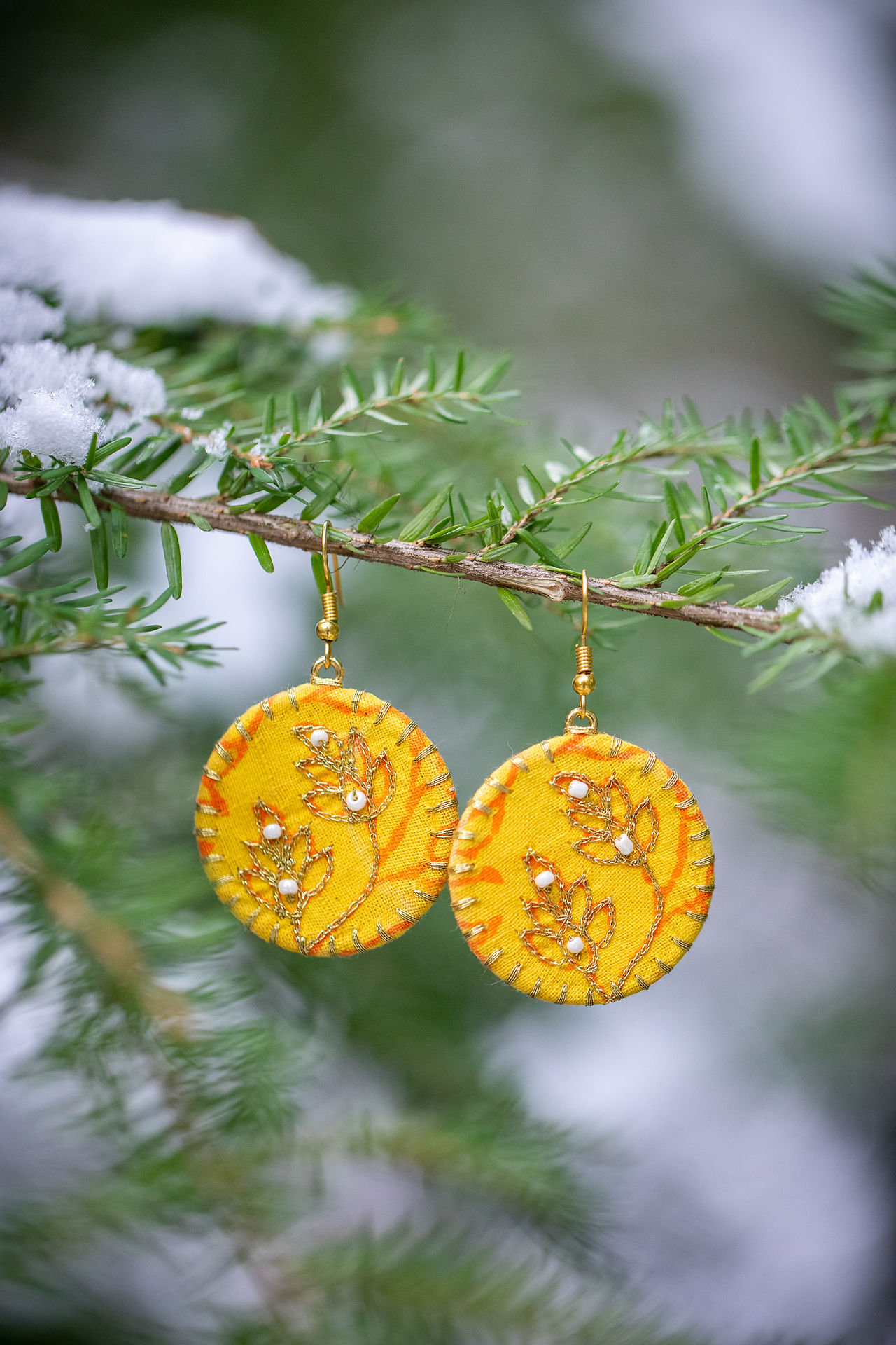 Circle Aari Earrings