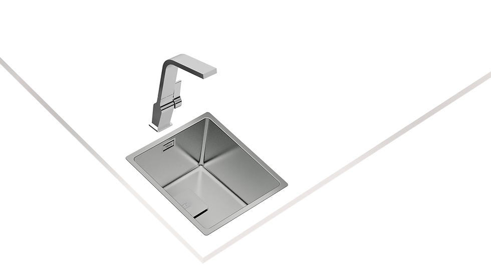 Miniatura: Lavaplatos Teka Flexlinea RS15 34.40 Acero inox. Sobre o bajo cubierta
