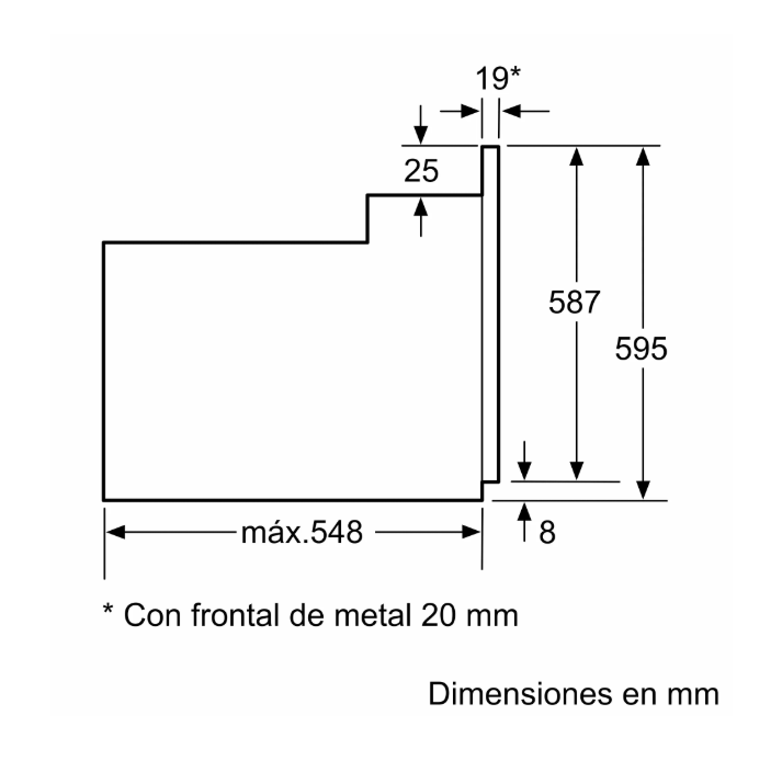 Miniatura: Horno Bosch 60CM/66LT HBF011BR0 serie 2