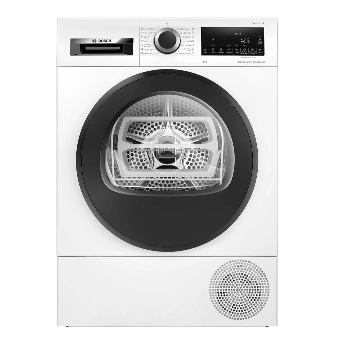 Secadora Bosch con Bomba de Calor 9 kg Serie 6 WQG245D0ES