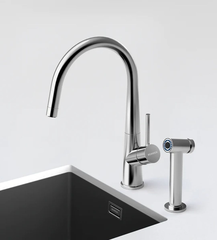 Miniatura: Griferia Schock Conos Pro Stainless Steel