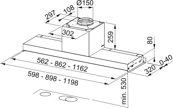 Miniatura: Campana Franke Integrada a Mueble FST DRIP-FREE 90 X FRANKE