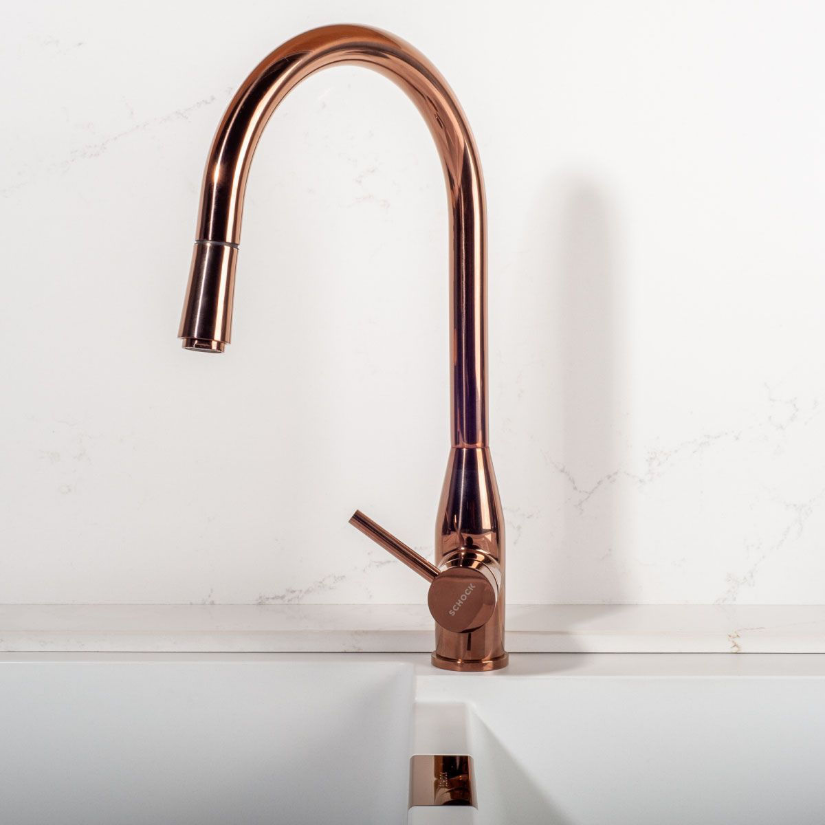 Griferia Schock Kavus Pull Out Copper Extraible