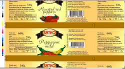 Labels for "SATKO" for Poland