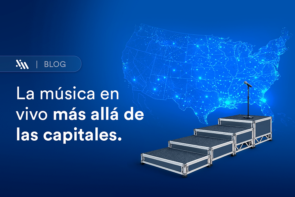 La música en vivo más allá de las capitales