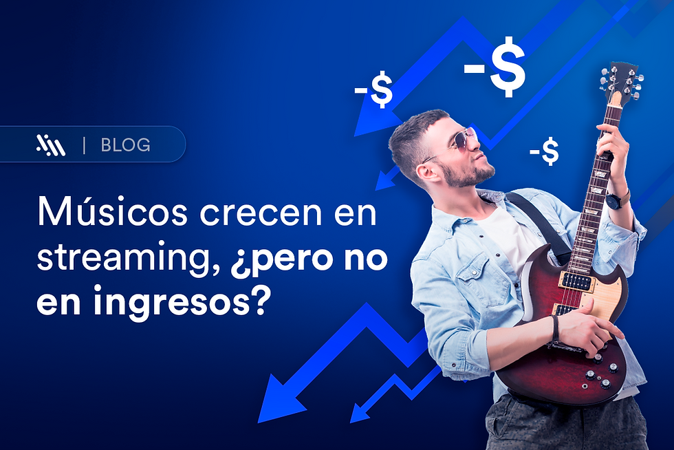 Músicos crecen en streaming, ¿pero no en ingresos?