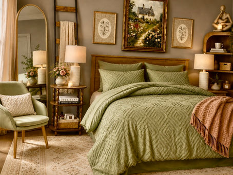 The Hidden Penny | Vintage Cottage Bedroom