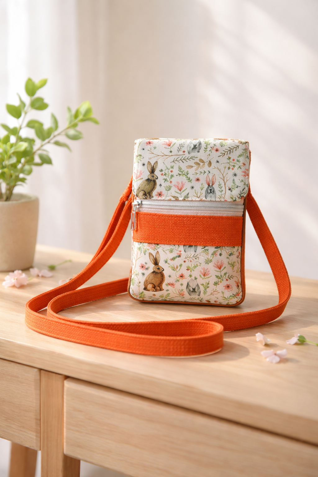 Bunny Crossbody Messenger Phone Bag