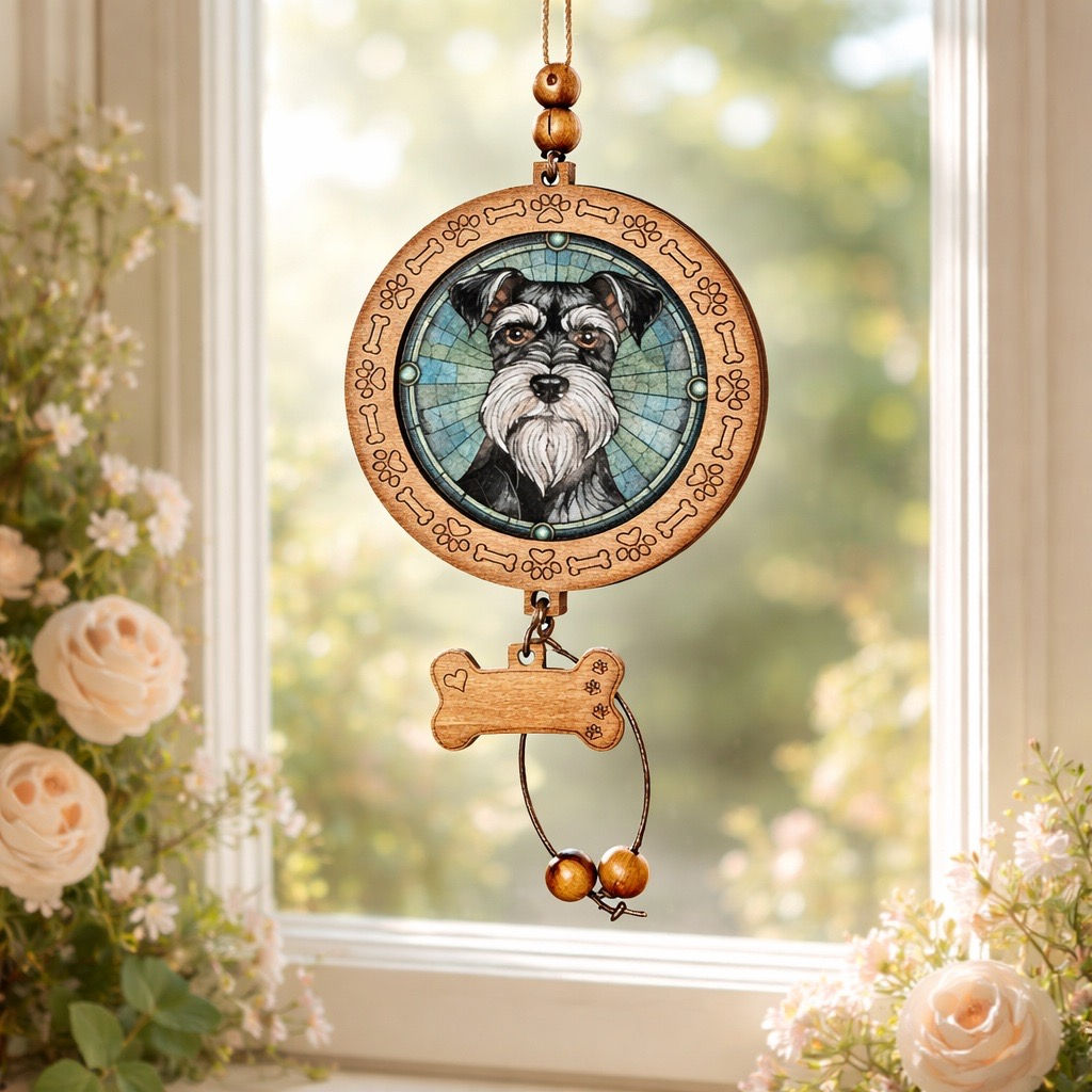 Schnauzer Sun Catcher