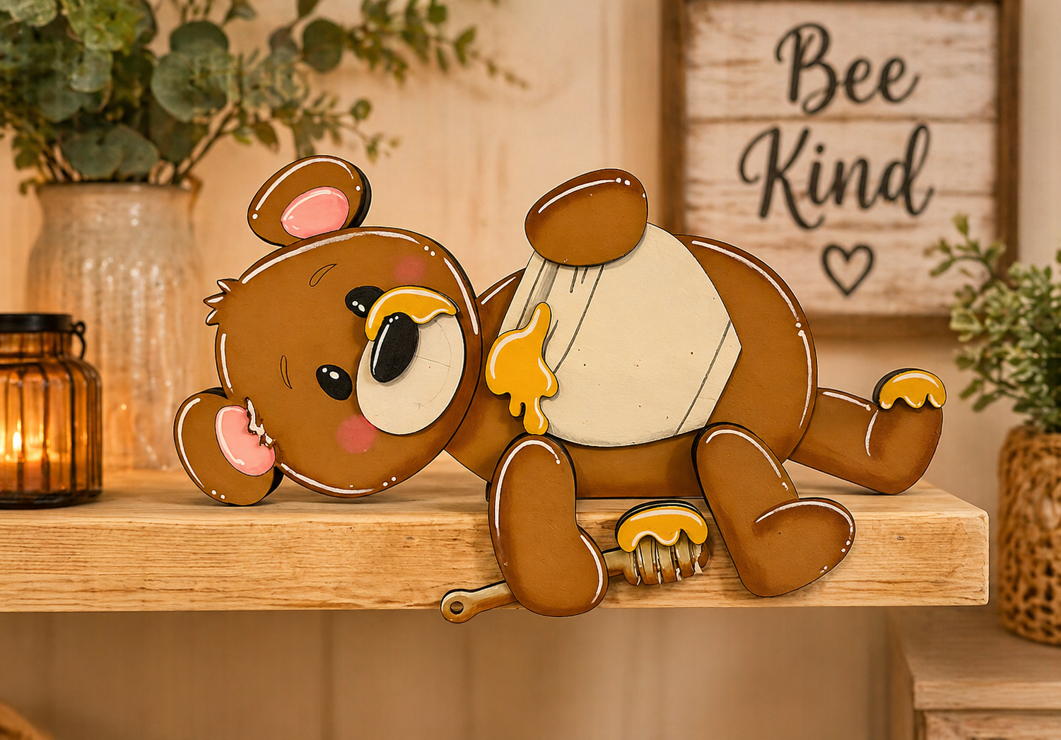 Honey Bear Shelf Hanger