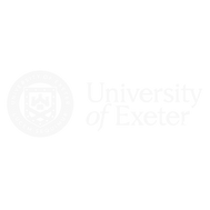 University of Exeter logo (white)