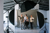 Creative Team in Studio