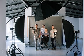 Creative Team in Studio