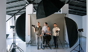 Creative Team in Studio