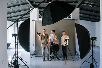 Creative Team in Studio