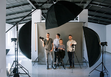 Creative Team in Studio