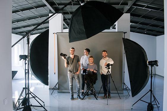 Creative Team in Studio