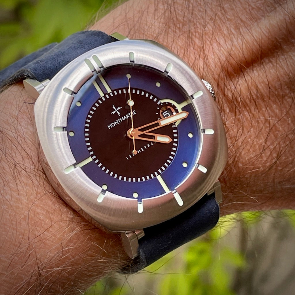 MW1  42mm Auto with blue dial