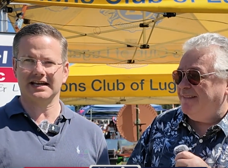 Mark Coure Visits Lugarno Lions Fair 2025: A Celebration of Community and Support