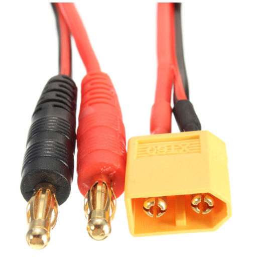 Miniatura: Conector XT60 con Adaptador de Bananas