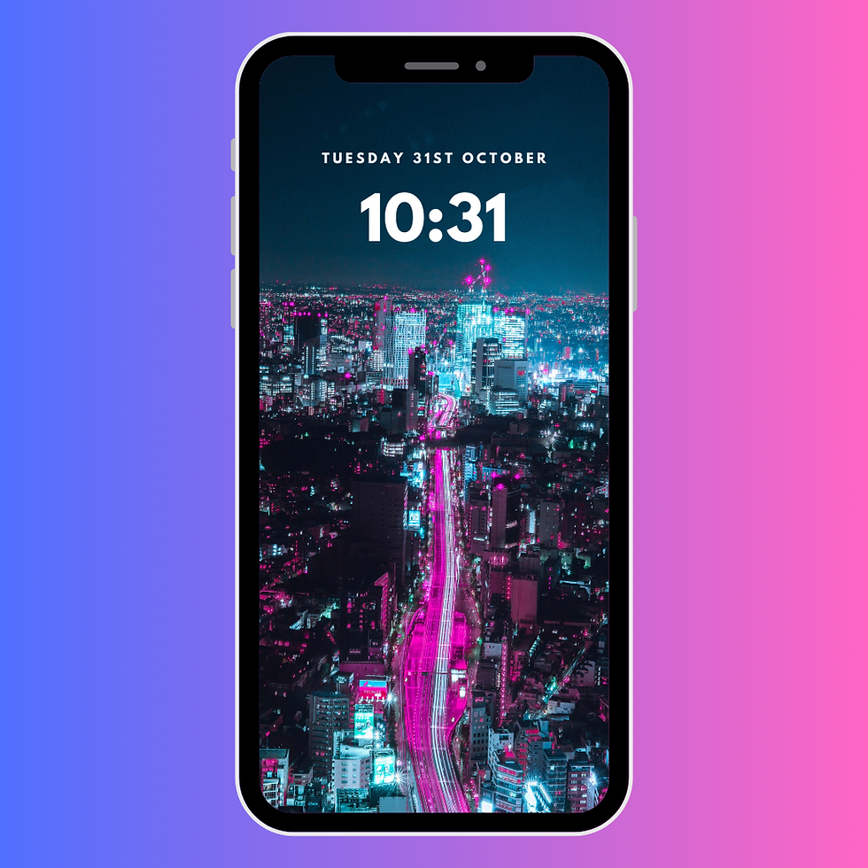Thumbnail: 21 Neon Phone Wallpapers